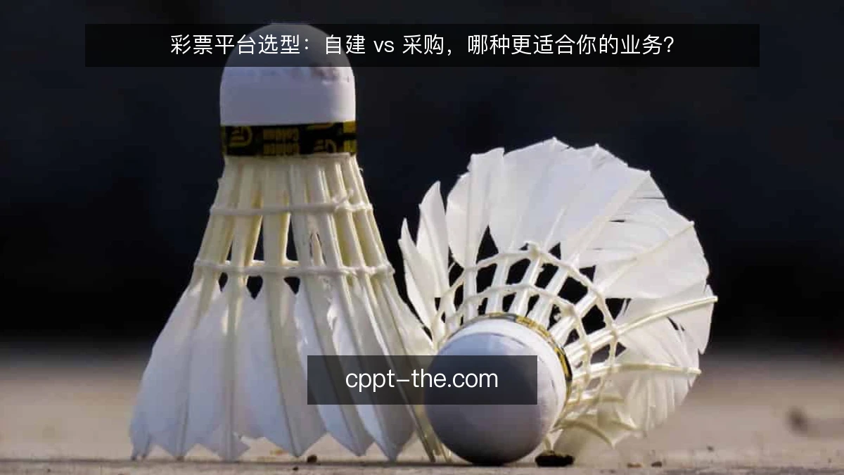 彩票平台选型：自建 vs 采购，哪种更适合你的业务？